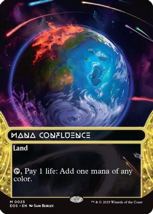Mana Confluence (0025) (Borderless)  (EOS-025) - [Edge of Eternities: Stellar Sights] - Trinity Hobby