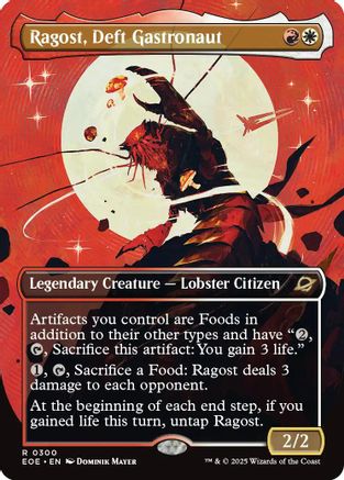 Ragost, Deft Gastronaut (Borderless)  [Foil]  (EOE-300) - [Edge of Eternities] - Trinity Hobby
