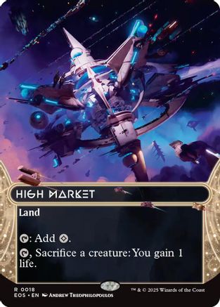 High Market (0018) (Borderless)  (EOS-018) - [Edge of Eternities: Stellar Sights] - Trinity Hobby