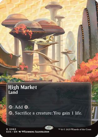 High Market (0063) (Borderless)  (EOS-063) - [Edge of Eternities: Stellar Sights] - Trinity Hobby