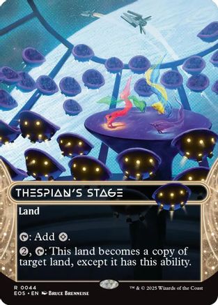 Thespian's Stage (0044) (Borderless)  (EOS-044) - [Edge of Eternities: Stellar Sights] - Trinity Hobby