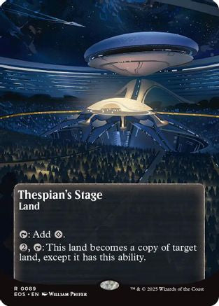 Thespian's Stage (0089) (Borderless)  (EOS-089) - [Edge of Eternities: Stellar Sights] - Trinity Hobby