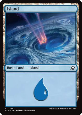 Island (0269)  [Foil]  (EOE-269) - [Edge of Eternities] - Trinity Hobby