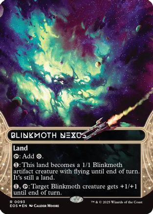 Blinkmoth Nexus (0093) (Borderless) (Galaxy Foil)  [Foil]  (EOS-093) - [Edge of Eternities: Stellar Sights] - Trinity Hobby