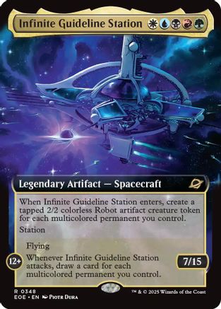 Infinite Guideline Station (Extended Art)  (EOE-348) - [Edge of Eternities] - Trinity Hobby