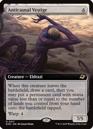 Anticausal Vestige (Extended Art)  [Foil]  (EOE-317) - [Edge of Eternities] - Trinity Hobby