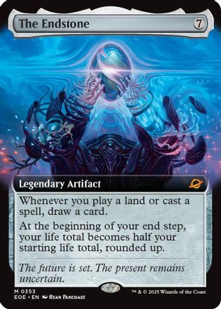 The Endstone (Extended Art)  [Foil]  (EOE-353) - [Edge of Eternities] - Trinity Hobby