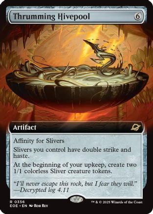 Thrumming Hivepool (Extended Art)  [Foil]  (EOE-356) - [Edge of Eternities] - Trinity Hobby