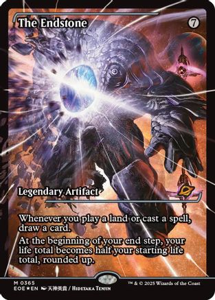 The Endstone (Showcase)  [Foil]  (EOE-365) - [Edge of Eternities] - Trinity Hobby