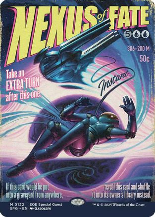 Nexus of Fate (Borderless)  [Foil]  (SPG-122) - [Special Guests] - Trinity Hobby