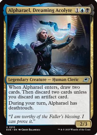 Alpharael, Dreaming Acolyte  [Foil]  (EOE-212) - [Edge of Eternities] - Trinity Hobby