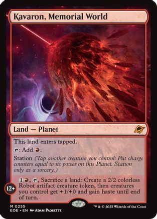 Kavaron, Memorial World  [Foil]  (EOE-255) - [Edge of Eternities] - Trinity Hobby