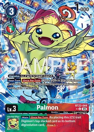Palmon (Box Topper) (BT22-044) - [Cyber Eden] Foil - Trinity Hobby