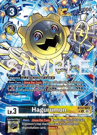 Hagurumon (Box Topper) (BT22-054) - [Cyber Eden] Foil - Trinity Hobby