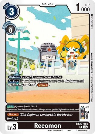 Recomon (BT22-055) - [Cyber Eden]