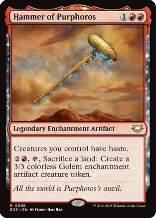 Hammer of Purphoros  (EOC-088) - [Commander: Edge of Eternities] - Trinity Hobby