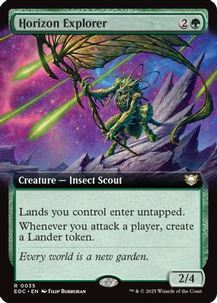 Horizon Explorer (Extended Art)  (EOC-035) - [Commander: Edge of Eternities] - Trinity Hobby