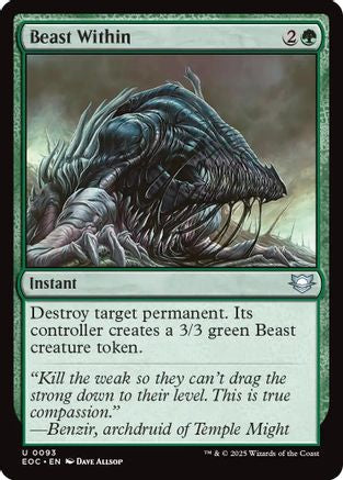 Beast Within  (EOC-093) - [Commander: Edge of Eternities] - Trinity Hobby