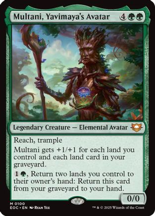 Multani, Yavimaya's Avatar  (EOC-100) - [Commander: Edge of Eternities] - Trinity Hobby