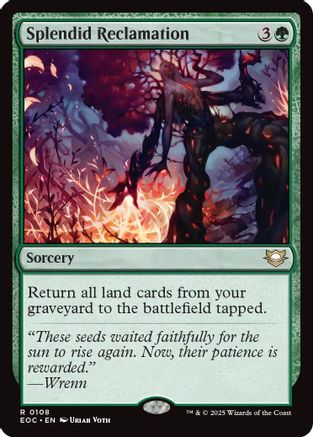 Splendid Reclamation  (EOC-108) - [Commander: Edge of Eternities] - Trinity Hobby