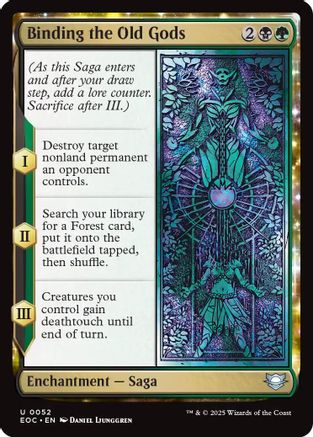 Binding the Old Gods  (EOC-052) - [Commander: Edge of Eternities] - Trinity Hobby