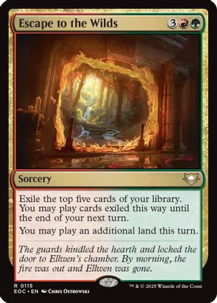 Escape to the Wilds  (EOC-115) - [Commander: Edge of Eternities] - Trinity Hobby