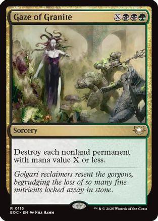 Gaze of Granite  (EOC-116) - [Commander: Edge of Eternities] - Trinity Hobby