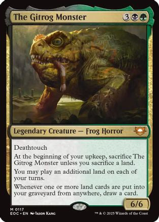 The Gitrog Monster  (EOC-117) - [Commander: Edge of Eternities] - Trinity Hobby