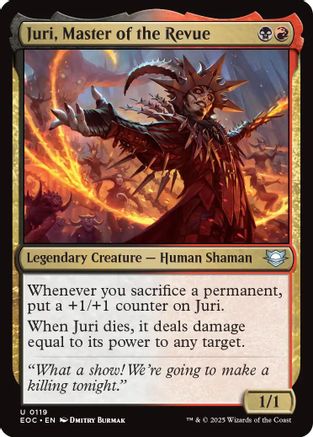 Juri, Master of the Revue  (EOC-119) - [Commander: Edge of Eternities] - Trinity Hobby