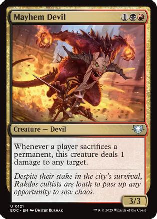 Mayhem Devil  (EOC-121) - [Commander: Edge of Eternities] - Trinity Hobby