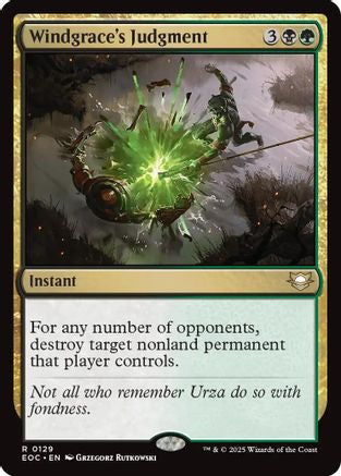 Windgrace's Judgment  (EOC-129) - [Commander: Edge of Eternities] - Trinity Hobby