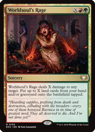 Worldsoul's Rage  (EOC-130) - [Commander: Edge of Eternities] - Trinity Hobby