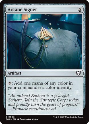 Arcane Signet  (EOC-053) - [Commander: Edge of Eternities] - Trinity Hobby
