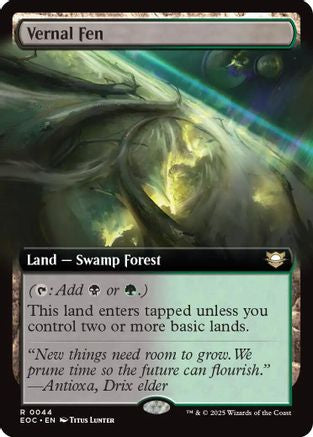 Vernal Fen (Extended Art)  (EOC-044) - [Commander: Edge of Eternities] - Trinity Hobby