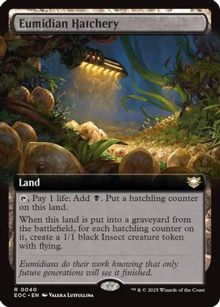 Eumidian Hatchery (Extended Art)  (EOC-040) - [Commander: Edge of Eternities] - Trinity Hobby