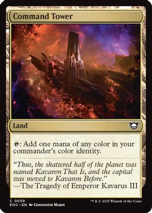 Command Tower  (EOC-059) - [Commander: Edge of Eternities] - Trinity Hobby