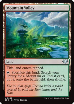 Mountain Valley  (EOC-061) - [Commander: Edge of Eternities] - Trinity Hobby