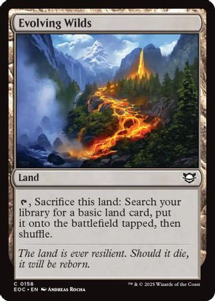 Evolving Wilds  (EOC-158) - [Commander: Edge of Eternities] - Trinity Hobby