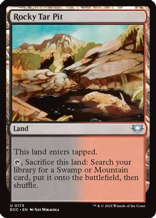 Rocky Tar Pit  (EOC-173) - [Commander: Edge of Eternities] - Trinity Hobby