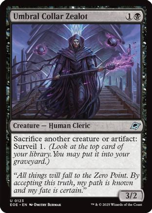 Umbral Collar Zealot  [Foil]  (EOE-123) - [Edge of Eternities] - Trinity Hobby