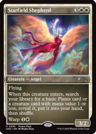 Starfield Shepherd  [Foil]  (PPEOE-393) - [Promo Pack: Edge of Eternities] - Trinity Hobby