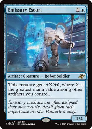 Emissary Escort (EOE Bundle)  [Foil]  (UMP-399) - [Unique and Miscellaneous Promos] - Trinity Hobby