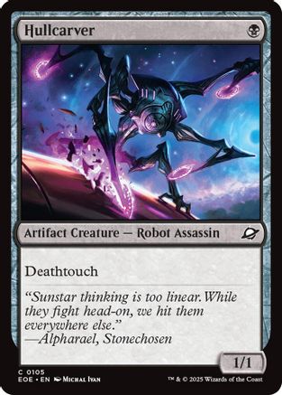 Hullcarver  [Foil]  (EOE-105) - [Edge of Eternities]