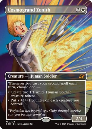 Cosmogrand Zenith (Borderless)  [Foil]  (EOE-304) - [Edge of Eternities] - Trinity Hobby