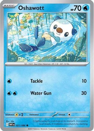 Oshawott  - (021/086)  [SV White Flare] - Trinity Hobby