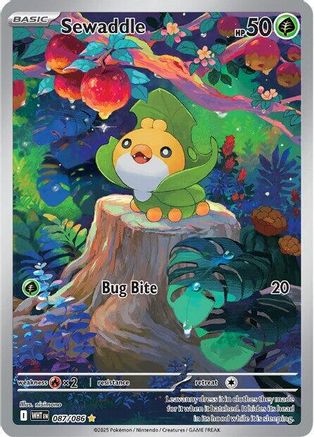 Sewaddle - 087/086  - (087/086) Holofoil [SV White Flare] - Trinity Hobby