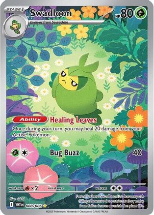 Swadloon - 088/086  - (088/086) Holofoil [SV White Flare] - Trinity Hobby