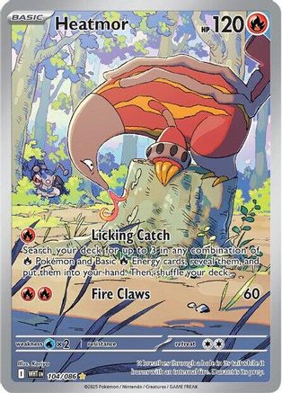 Heatmor - 104/086  - (104/086) Holofoil [SV White Flare] - Trinity Hobby