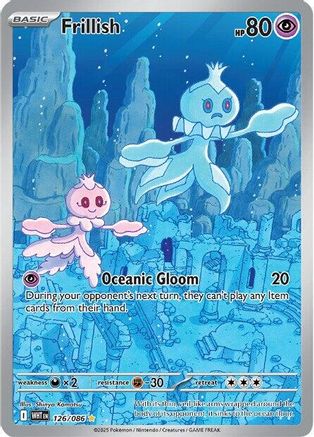 Frillish - 126/086  - (126/086) Holofoil [SV White Flare] - Trinity Hobby