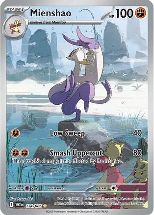 Mienshao - 134/086  - (134/086) Holofoil [SV White Flare] - Trinity Hobby